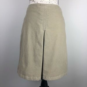 Old Navy Pleated Corduroy Skirt Sz 4